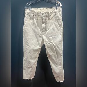 Madewell perfect vintage crop jean sz 32p